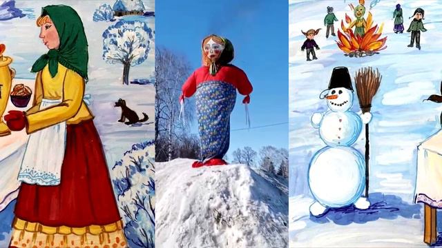 ☀️VLOG: МАСЛЕНИЦА! ПРОВОЖАЕМ ЗИМУ! СЖИГАЕМ ЧУЧЕЛО! ДЕТСКИЙ КАНАЛ 2020. смотреть онлайн