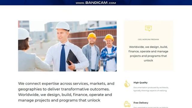Bulding & Construction: разработка шаблона дизайна сайта для WordPress смотреть онлайн