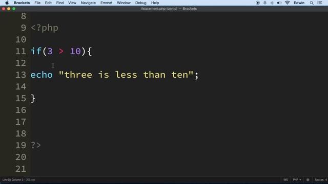 if Statements in PHP-iEthical смотреть онлайн