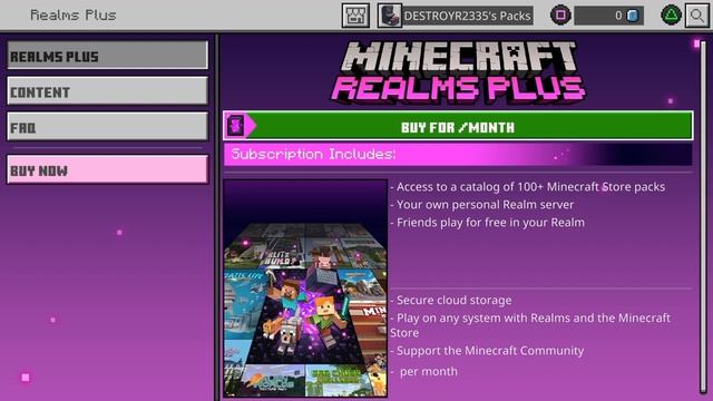 What to do if you can't buy minecraft realms on ps4 and more! смотреть онлайн