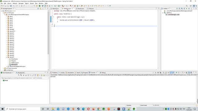 Limit source files - 2 Sınıfı tek bir dosyada tanımlamayın | Effective Java смотреть онлайн
