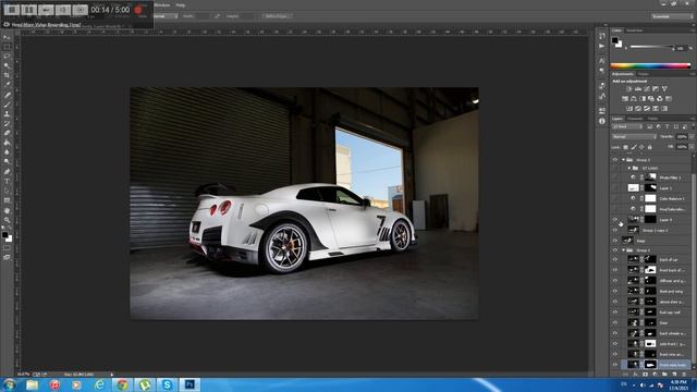 Nissan GTR 35 with Varis Body Kit - Post Process смотреть онлайн