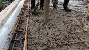 заливаем потолок бетоном