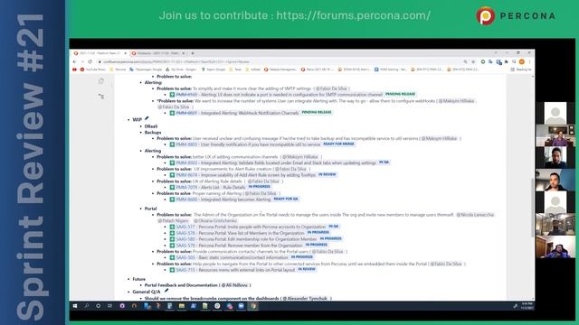 2021-11-02 - Platform Team: 21 - Sprint Review - Percona Monitoring Tool Overview смотреть онлайн