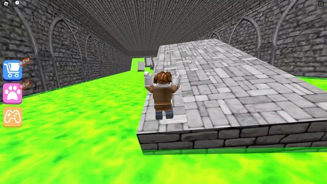 Обби побег от дракона в Roblox смотреть онлайн