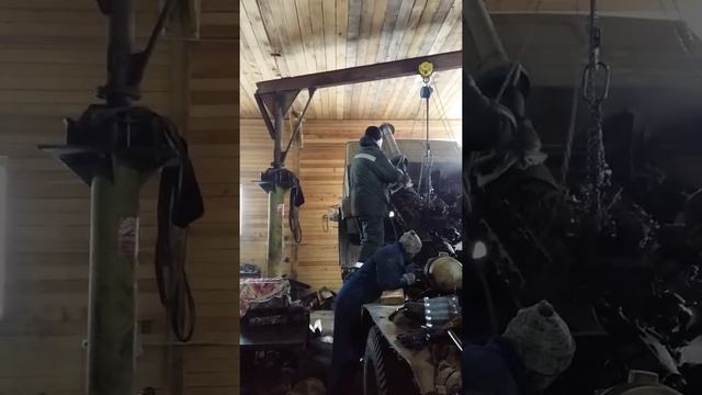 Установка двигателя 740 на Камаз 5410 смотреть онлайн