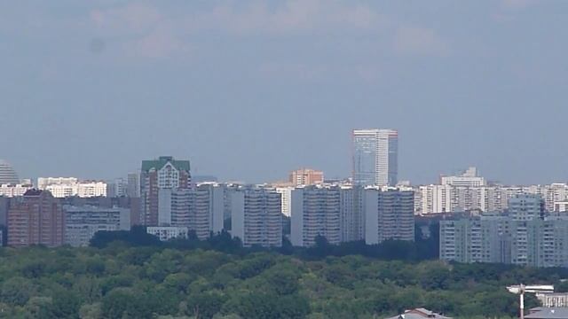 Открывающийся вид с Крылатского холма. смотреть онлайн