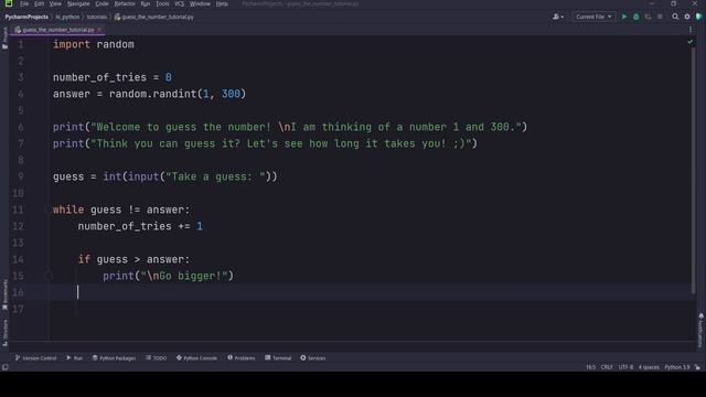 Let's make a 'guess the number' in Python! | Coding with Rumaysa смотреть онлайн