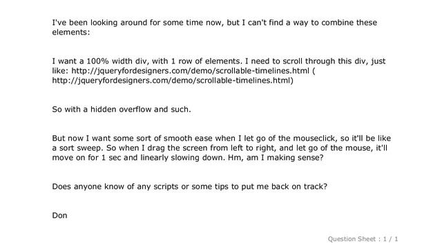 jQuery : How to drag and scroll in a div with jQuery смотреть онлайн