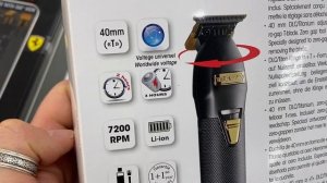 Распаковка, обзор и сравнение триммера Babyliss PRO Skeleton FX