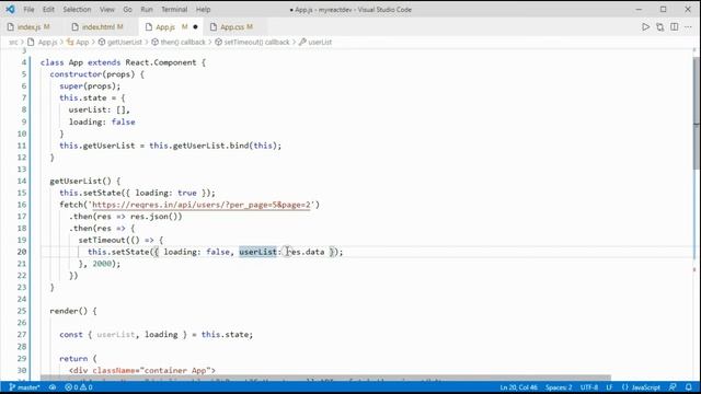 ReactJS How to call API - fetch then json смотреть онлайн