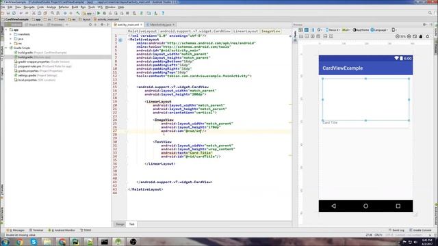 Android Beginner Tutorial #23 - CardViews смотреть онлайн