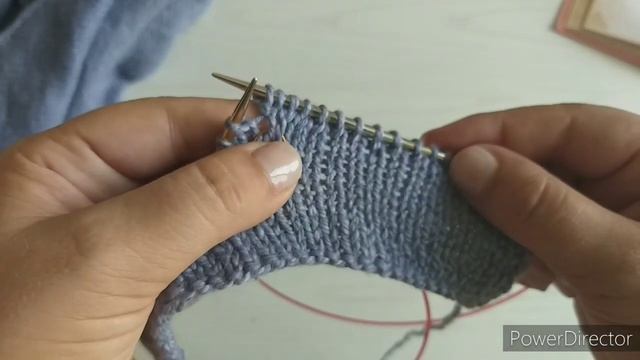 Мастер класс. Декоративный скос плеча при вязании сверху вниз смотреть онлайн