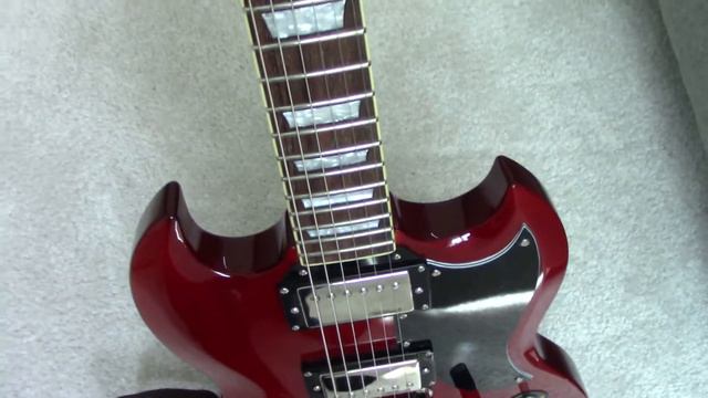 2011 JHS Vintage VS6 guitar gloss finish and binding смотреть онлайн