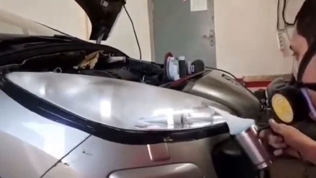 Шлифовка и химическая полировка фар Пежо 308 смотреть онлайн