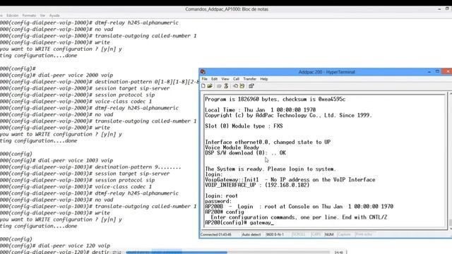 Configurar Gateway VOIP Addpac AP200 смотреть онлайн