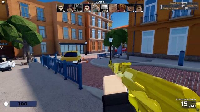 Новичок играет в ARSENAL roblox смотреть онлайн
