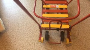 Как поднять и опустить колеса в санках Тимка 5 универсал