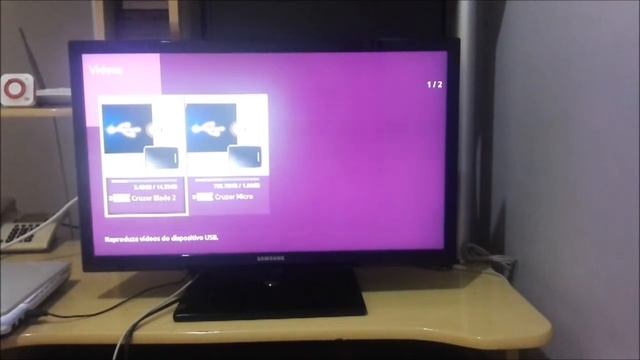 TESTANDO HUB USB TV MONITOR LED 23,6” HD SAMSUNG LT24D310 ♡ ♥ ? смотреть онлайн