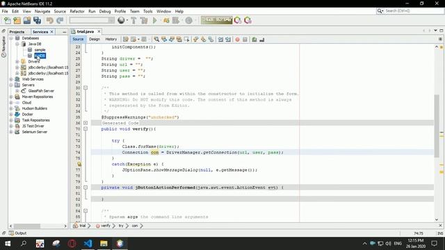 Java (Netbeans) - Connecting to Java DB Database (Apache Netbeans IDE 11.2) смотреть онлайн
