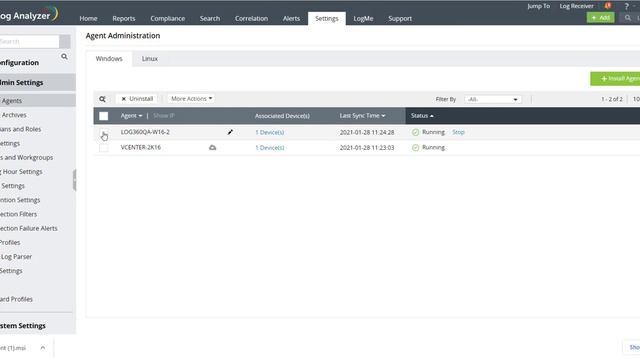 How to manage agents in EventLog Analyzer? смотреть онлайн
