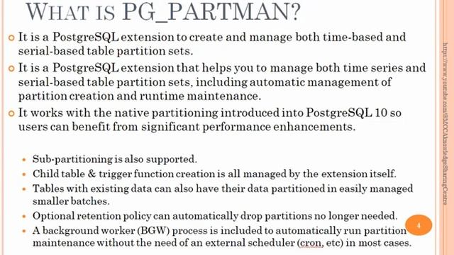 #postgres Partman #dbas #developers #educational #query #tuning #training