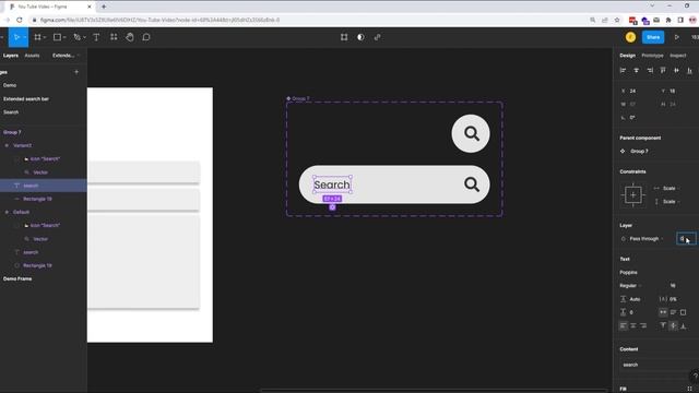 Figma: Designing and Prototyping an Interactive Extended Search Bar in Figma (2023) смотреть онлайн
