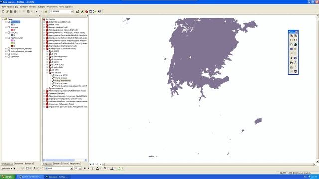 ArcGIS 9 - № 66. Конвертация растра в вектор. смотреть онлайн