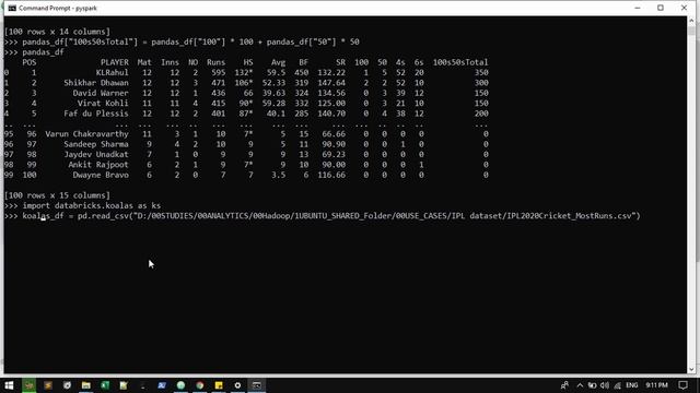 Koalas Introduction with PySpark Practical In Tamil | Koalas Transition from pandas API in Tamil смотреть онлайн