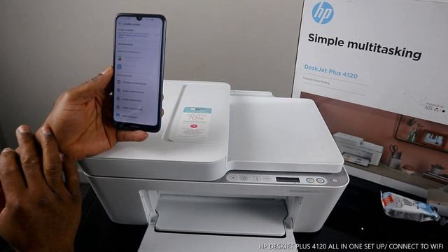 HP DESKJET PLUS 4120 ALL IN ONE SET UP / CONNECT TO WIFI смотреть онлайн