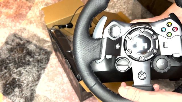 Logitech G923 Steering Wheel And Pedal Unboxing