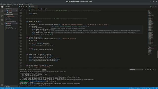 15 . PyQT5 - Choosing image quality | Image Compressor смотреть онлайн