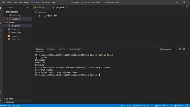 Git gitignore смотреть онлайн