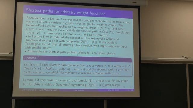 Shmelkin D. A. Algorithms as Math Research. 01.06.2023 смотреть онлайн
