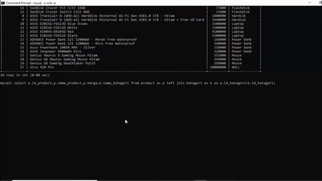 Tutorial MySQL #6 Menampilkan Data Dengan Left Join Dan Right Join смотреть онлайн