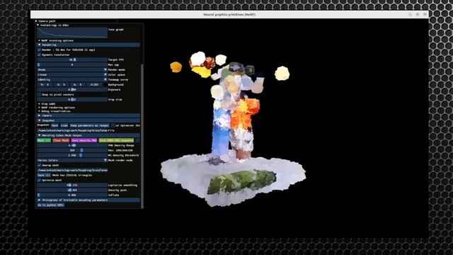 Export 3D Object from Nvidia (instant-ngp) NeRF and load it into Blender and MeshLab смотреть онлайн