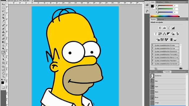 Curso Online Photoshop CS5 Principiante - Técnicas de dibujo vectorial - 9/11 смотреть онлайн
