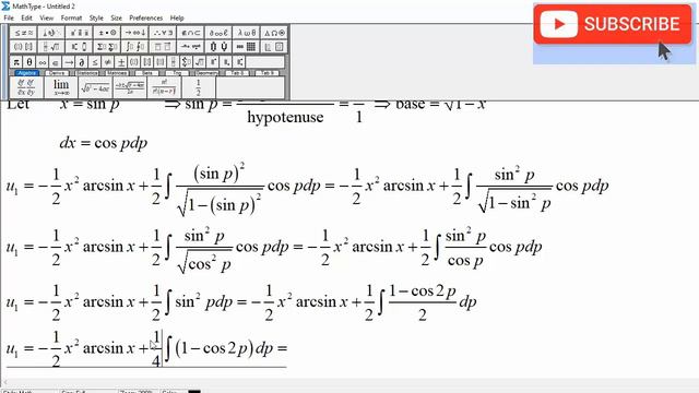 Differential Equation Variation of Parameters: y'' - 2y' + y = e^(x)arcsin(x) смотреть онлайн