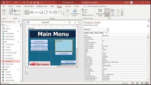 Use a List Box or Combo Box to Display Specific Reports to Print in your Microsoft Access Database смотреть онлайн