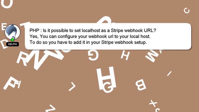 PHP : Is it possible to set localhost as a Stripe webhook URL? смотреть онлайн