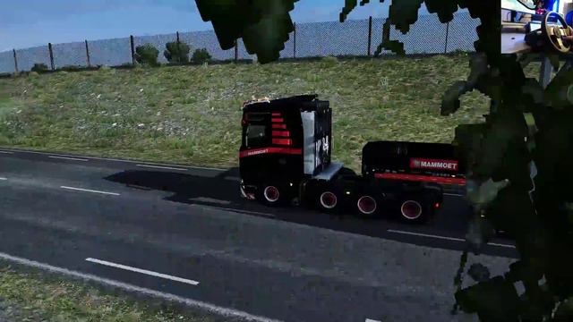 ETS2 - Special Transport DLC - 50t Construction Staircase смотреть онлайн