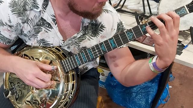 Capek Resophonic Banjo played by David Benda смотреть онлайн
