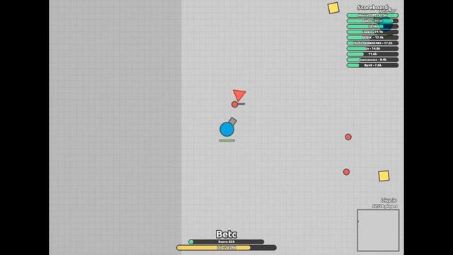 Играю в Diep.io смотреть онлайн