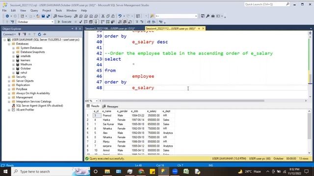 like operator || top clouse || comments in sql || basic join || data science смотреть онлайн