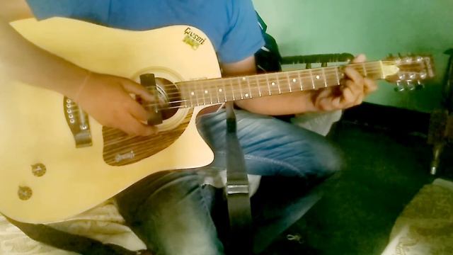 Fairy tail main theme acoustic guitar cover easy...tabs... смотреть онлайн