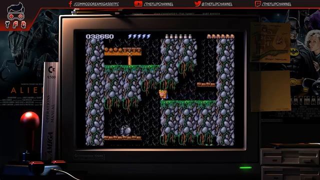 Flip VS Rick Dangerous II - Longplay [ Commodore Amiga 500 ] [ Livestream ] смотреть онлайн