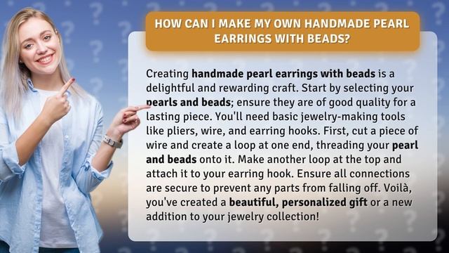 How Can I Make My Own Handmade Pearl Earrings with Beads? смотреть онлайн