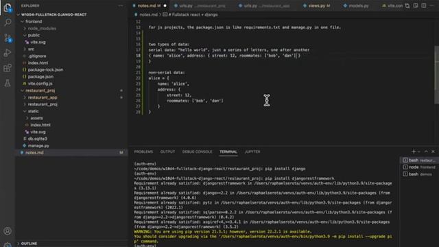W10D4 Fullstack django+react смотреть онлайн