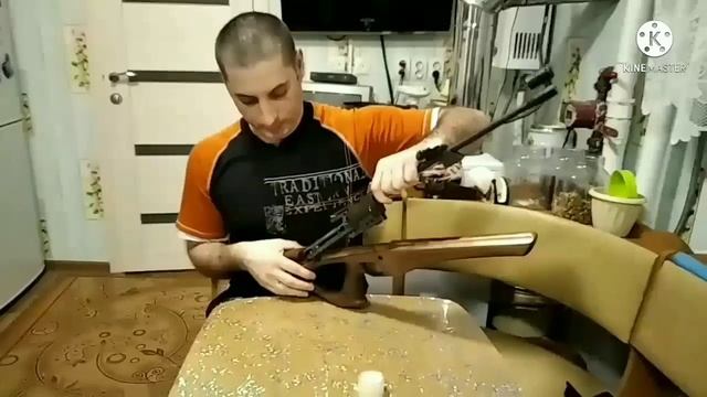 ИЖ 60 в деревянное ложе. смотреть онлайн