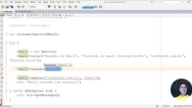 Curso de PHP 8 Aula 167 Aprenda como enviar anexos por e-mail com o PHPMailer смотреть онлайн